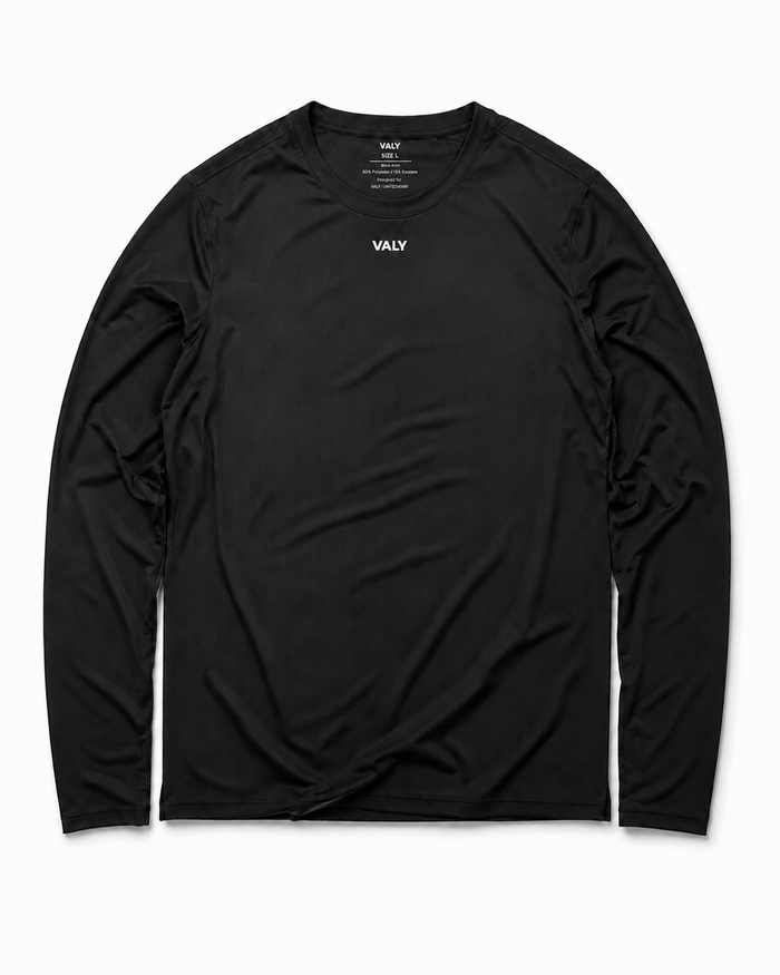 Cloud Performance Longsleeve - Shadow Black
