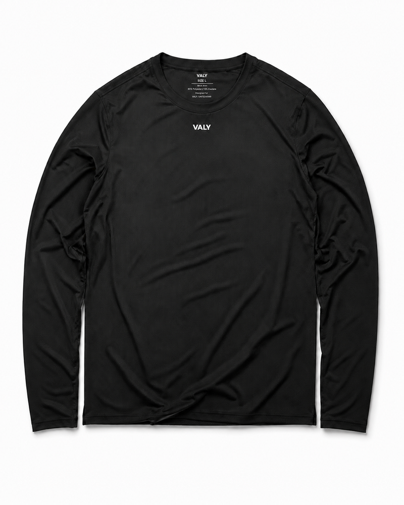 Cloud Performance Longsleeve - Shadow Black