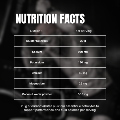 Carbs + Electrolytes - Single Serve (30 g)